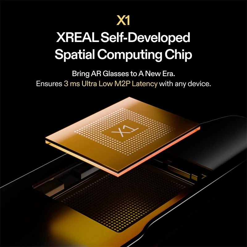 Xreal One AR Smart Glasses 3840X1080 Native 3DoF X1 Chip 50&deg; FOV Ultra Large Viewing Angle Non Translation Glasses ar smart glasses