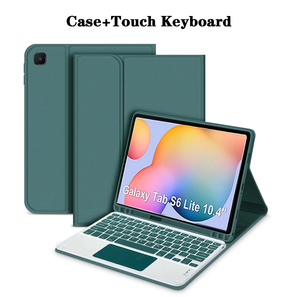 Premium Tablet Case and Keyboard Cover with Pencil Holder, 10.4-Inch