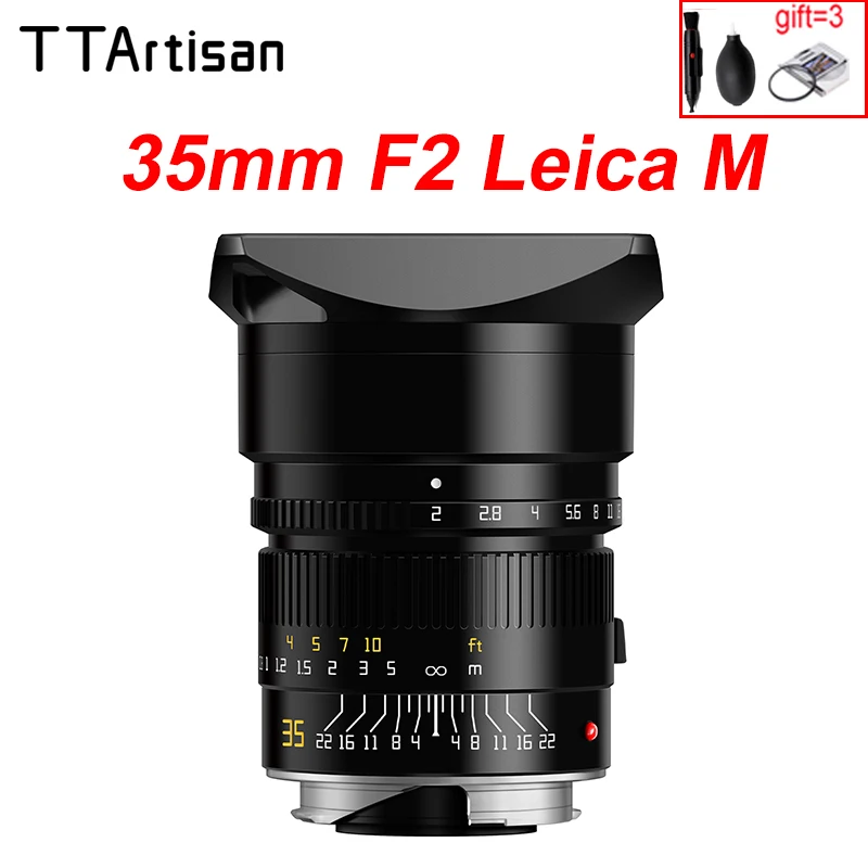 Ttartisan 35Mm F2 Asph.Full Frame Apo-M Obiettivo Principale Ad Ampia Apertura Per Fotocamere Leica M-Mount Leica M M240 M3 M6 M7 M8 M9P M1