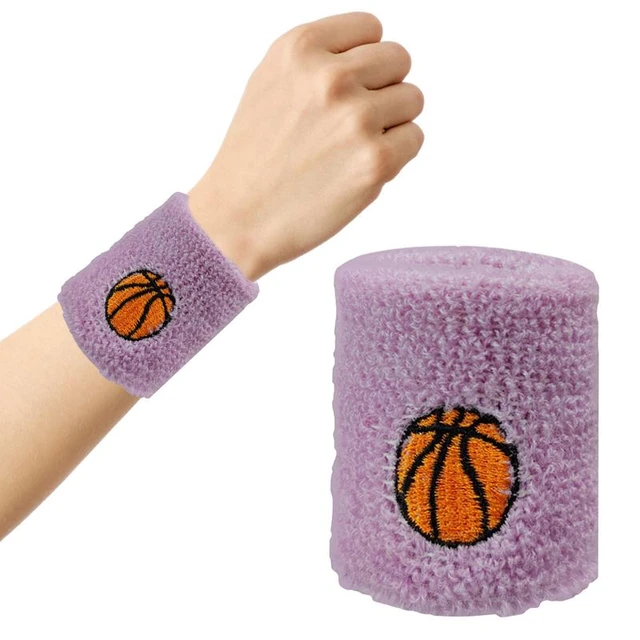 6 Pièces Absorbants Poignet Bandeau Bracelets de Sport pour Enfants Bandeaux  de Poignet Élastiques en Éponge Coloré Sport Poignet Bandeau pour Sport,  Course À Pied, Exercice, Football ,Basket-Ball : : Sports et