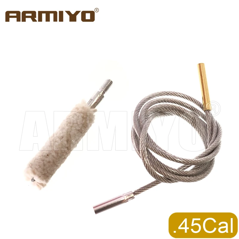 Armiyo 4,5mm bis 12GA 18,5mm Rohrreinigungsbürste Schlauchreiniger Baumwollstäbchen Rohrölreinigungshilfe Jagd-Wartungszubehör – Detail 4
