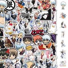 

10/30/50Pcs Gintama Sticker Anime Sticker for Kid Laptop Luggage Skateboard Guitar Stickerbicycle Sticker Skateboard Sticker