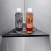 Bathroom Shelf Corner Shower Shelf No Drilling 304 Stainless Steel Corner Organizer Storage Heavy-Duty Hollow Shampoo Rack 5