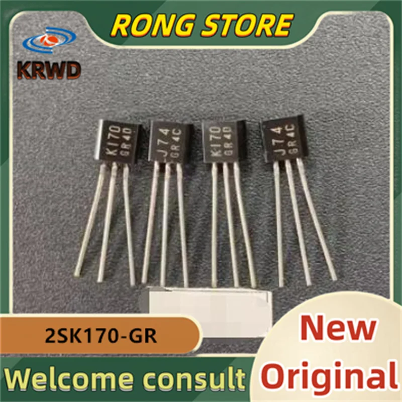 

Новый и оригинальный чип K170, 20 шт., IC 2SK170GR 2SK170-GR 2SK170 TO-92 FET, транзистор усилителя звуковой мощности