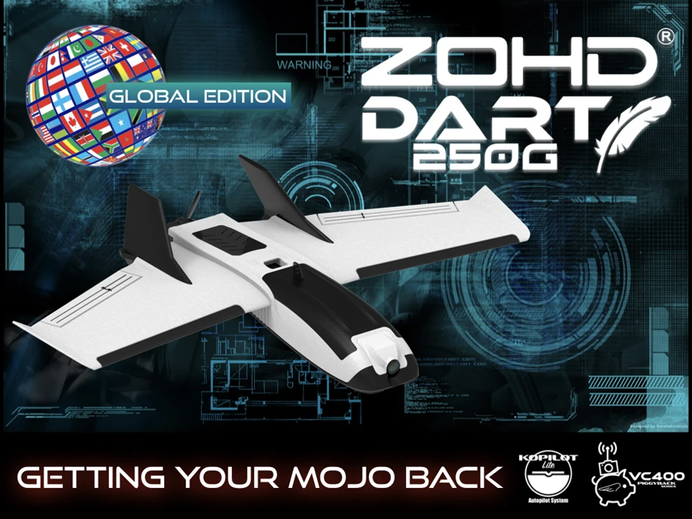 ZOHD Dart250G 570 mm Spannweite Sub-250 Gramm Sweep Forward Wing AIO EPP FPV RC Flugzeug Drohne PNP/FPV Ready Version – Detail 3