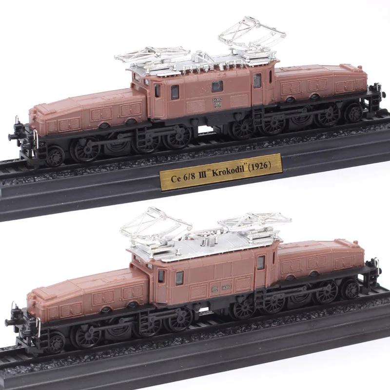 1:160 Scale Mini Amer Classic Crocodile Class Ce 6/8 III Electric Locomotive 1926 Diecasts & Toy Vehicles Train Model Collection maisto 1 18 scale mini suzuki gsx s750 abs gsxs750 bike model diecasts