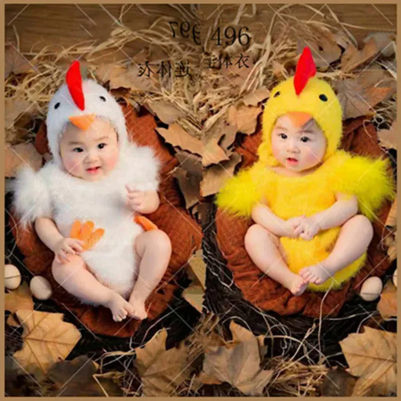 

Детский костюм для фотосъемки с изображением курицы для новорожденных