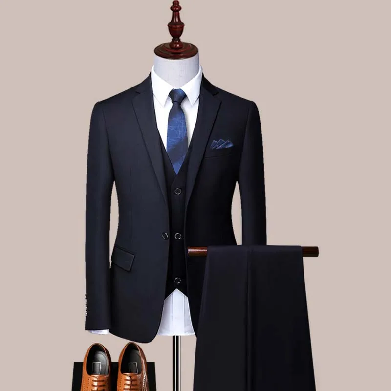 

Custom Made Groom Wedding Dress Blazer Pants Business High-end Classic Dress Trousers ZHA04-51999