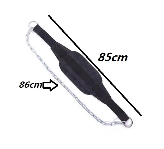 Thicker Metal Chain Weight Lifting Dip Belt Pull-up Gym Equipment Bodybuilding Musculation Exercise Crossfit Fitness Training 2