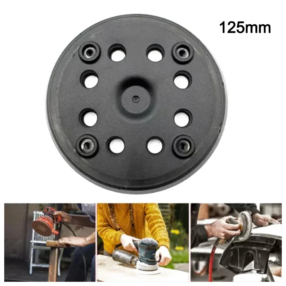 Round Polishing Wheel For Bosch Eccentric Sander PEX 270 A PEX 270 AE Sanding Pad 125mm 8 Holes Polishing Wheel Tools