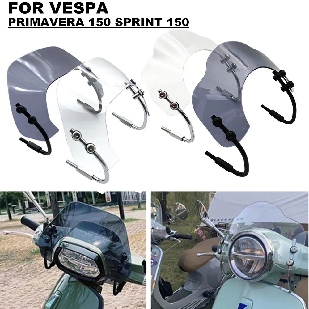 Per Vespa Primavera 150 Sprint 150 Moto Parabrezza Parabrezza Deflettore Carenatura