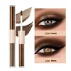 2 In 1 Stick Pearly Matte Eyeshadow Cream Smooth Nude Eye Makeup Liquid Contour Shadow Stick Waterproof Shimmer High Light Pen 3
