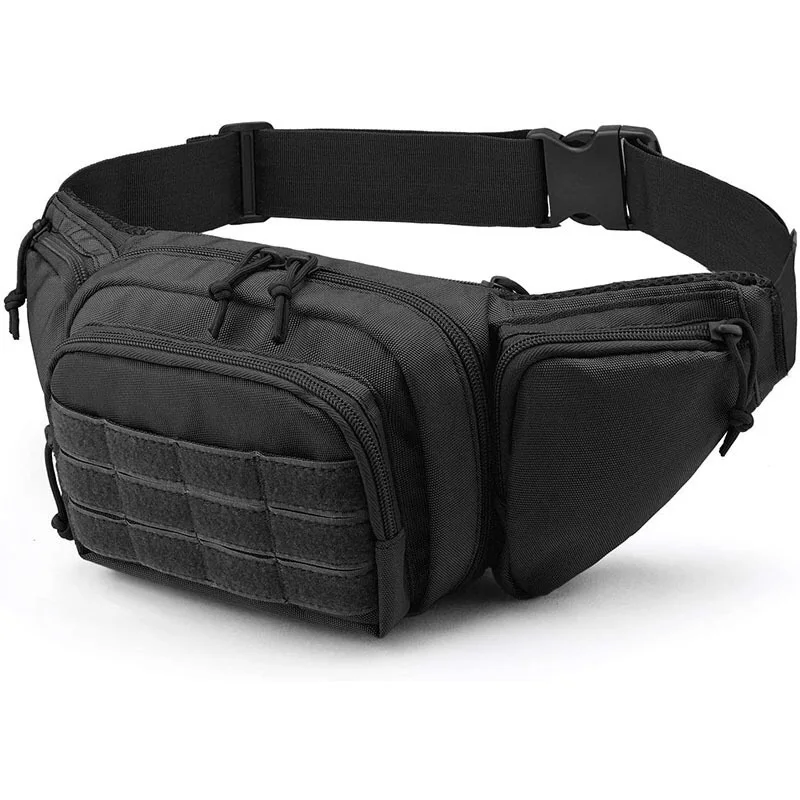 

New Outdoor Waist Bag Men's Tactical Waist Pack Nylon Bodypack Hunting Hiking Climbing Nylon Mobile Phone Belt Pack Combat Bags