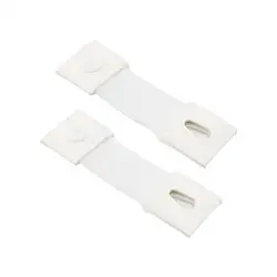 Collar Extension Buckles - Adjustable, Reusable & Flexible (White)