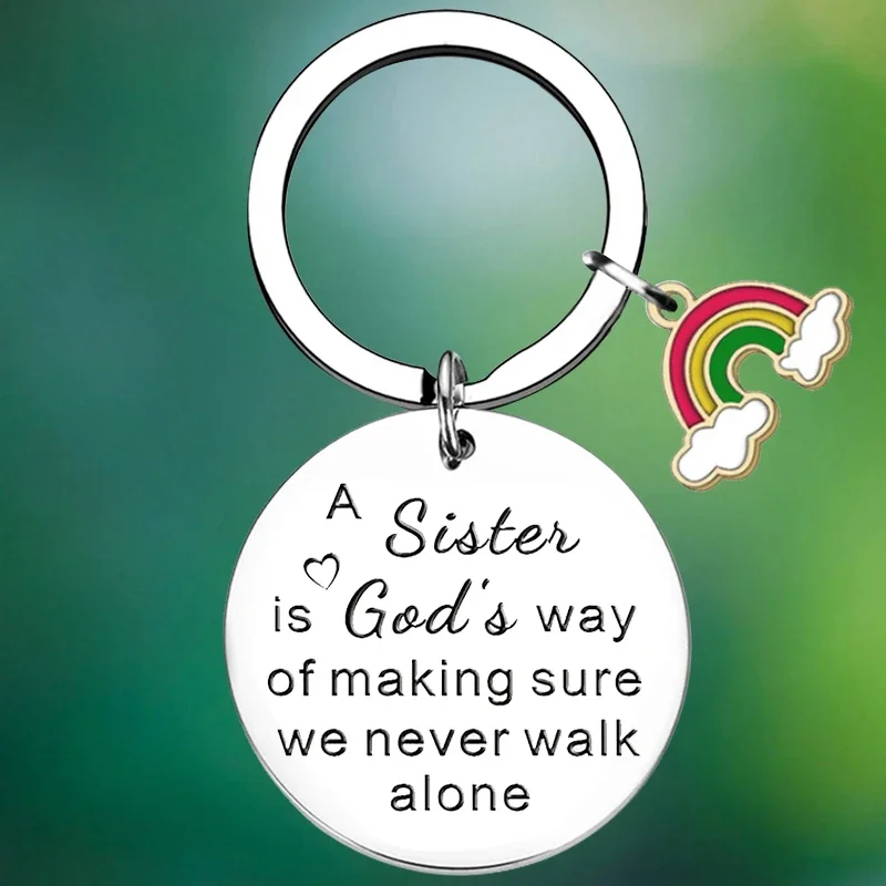 

Women Sisters Keychain Sister Gift from Sister Key Chain Pendant Big Sister Birthday Gift