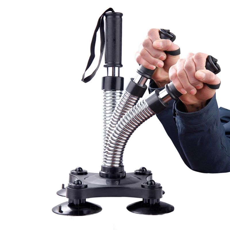 

Fitness Equipment Power Strengthener Forearm Spring Steel Exercises Wrestling Wrist Trainer Home Hand Gripper Portable Gym Arm