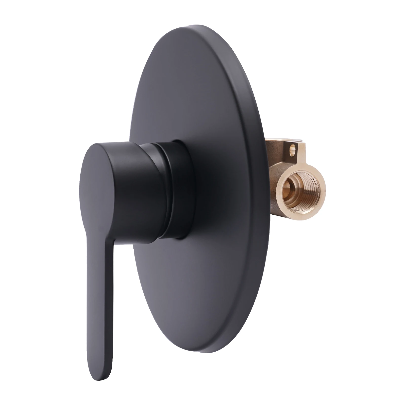 Description Picture 2 of itemSingle Function Shower Handle Valve Bathroom Trim Kit Rough-In Valve Single Handle Tub Shower Valve Mixer Kit