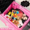 Headlights Toddler Foot-to-Floor Sliding Toy with Siren Under Seat Storage Ride On Push Police Car 6
