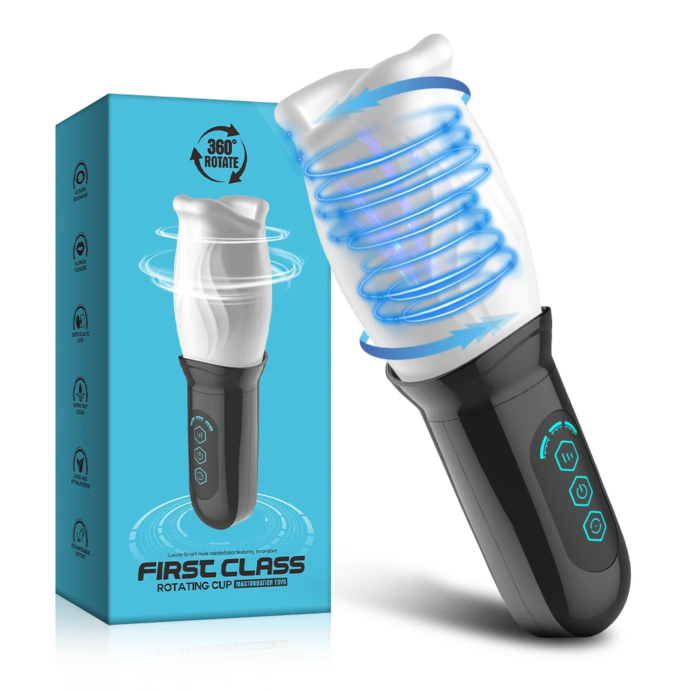 Rotierender Vibrationsmasturbator für Männer – Penis-Trainingsmassagegerät, Masturbationsvibrator für Männer, erotisches Sexspielzeug für Männer_voghion.com
