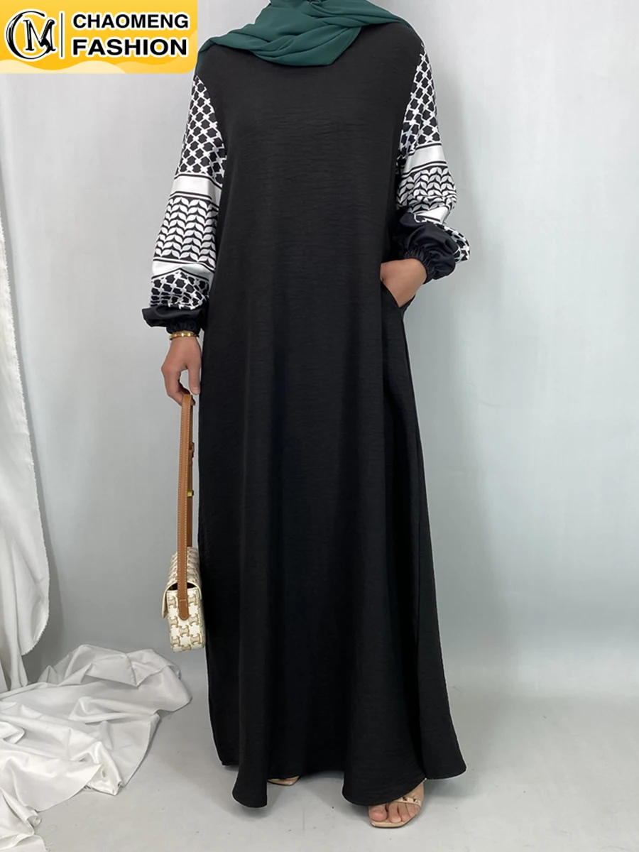 Ramadan Kebaya Palestinian Abaya Women Muslim Maxi Dress Caftan Marocain Femme Modest Robe Islam Kaftan Dubai Hoodie Clothing