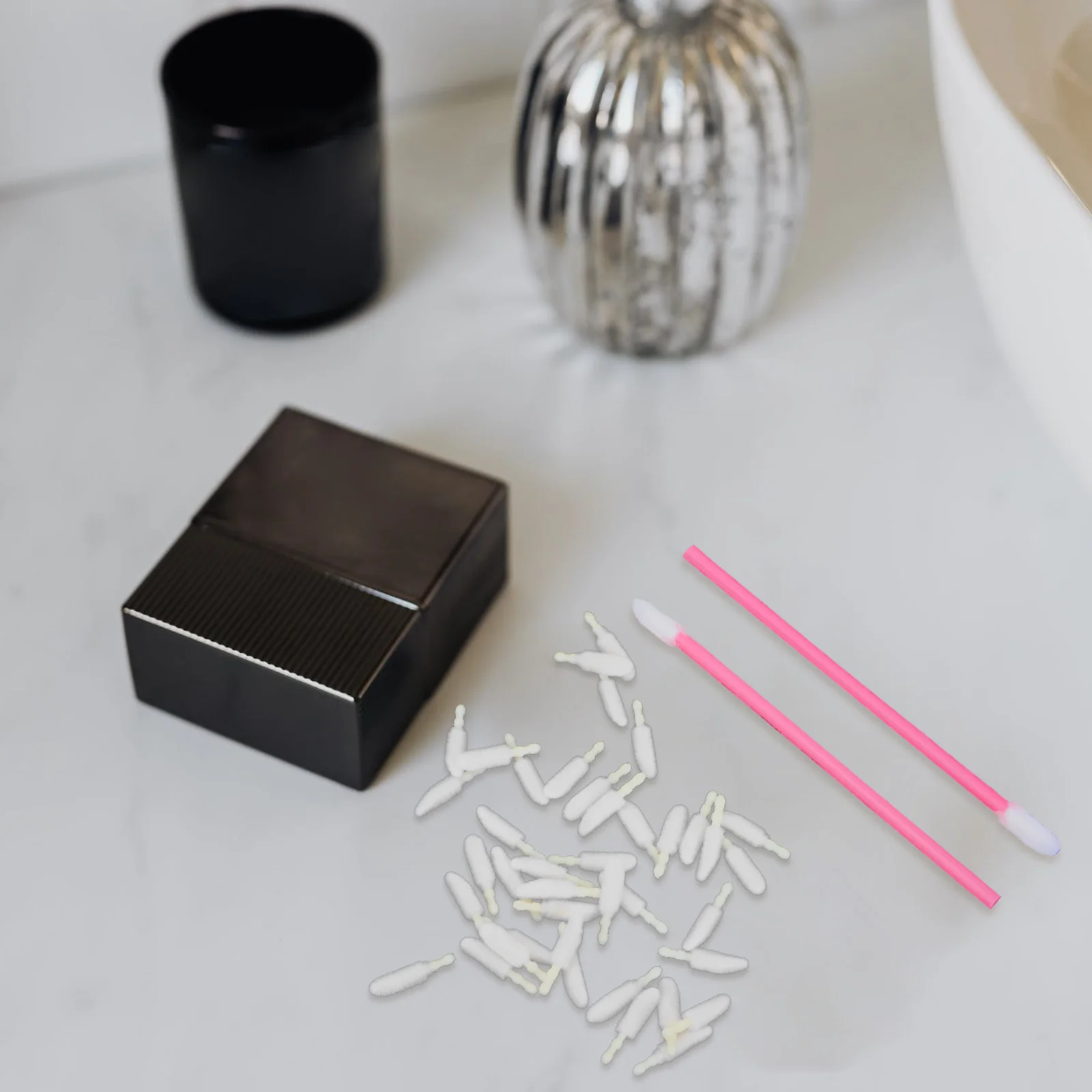 Makeup Brush 300 Pcs Lip Brush Replacement Portable Replacing Heads Flocking Gloss Accessories Lipstick Supple Travel Parts