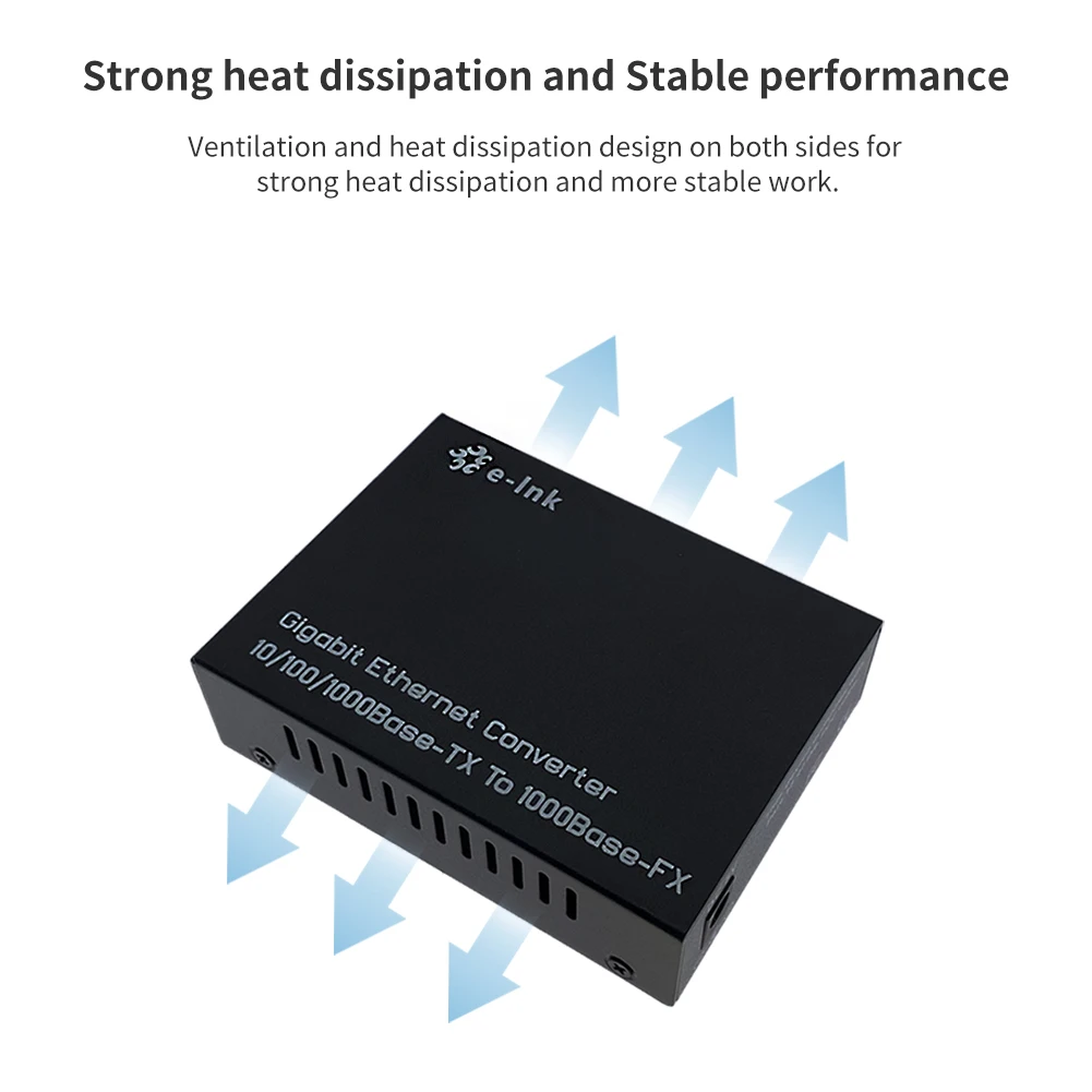 Gigabit Ethernet (PoE) Media Converter With SFP 10/100/1000Mbps RJ45 to Fiber SFP Port Optical Transceiver