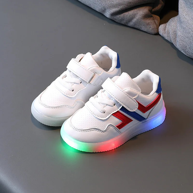 Zapatos con luces LED para niños y niñas, zapatillas e informales, talla 21-30 _ - AliExpress Mobile