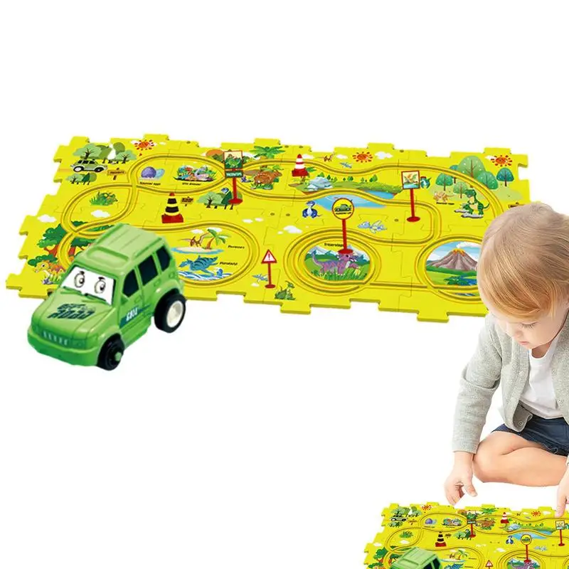 

Rail Car Building Toys Building Puzzle Play Electric Track Electric Reusable Rail Building Toys For Boys Girls Birthday Gift