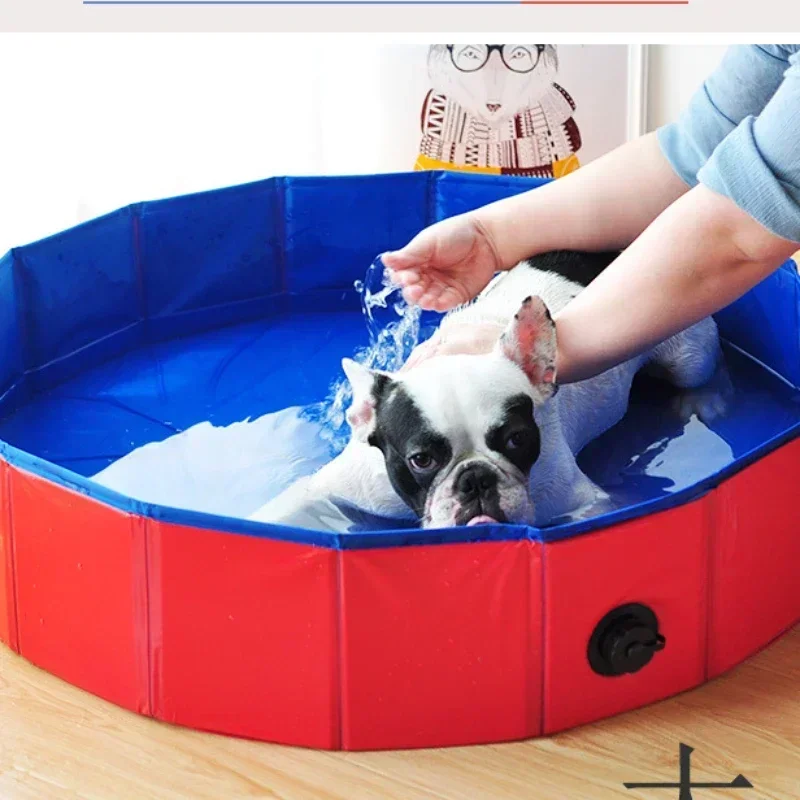 Cat Sand Pool Cleaning Supplies Pet Bath Basin Dog Mobile Folding Pool Swimming inflatable swimming pool