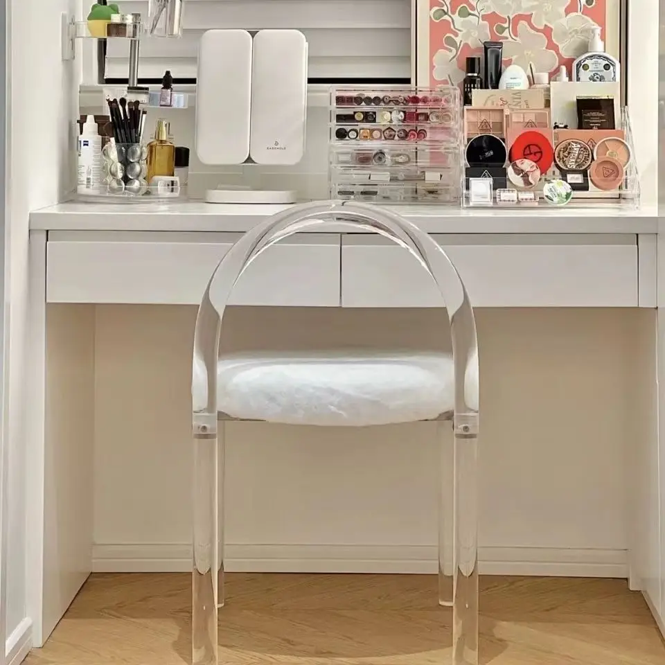 Makeup Vanity Makeup Chair Ikea New Crystal Makeup Chair Acrylic