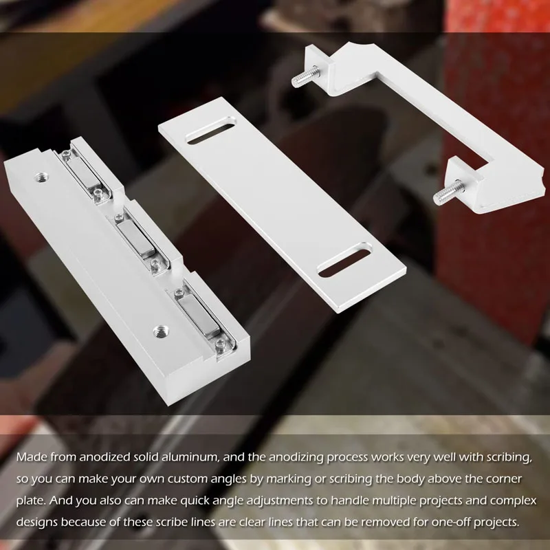 Magnetic Bevel Jig for Grinding and Sharpening Metal Knife Making