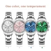 OLEVS 9909 Quartz Fashion Watch Gift Alloy Watchband Round-dial Calendar Small second Timer 3