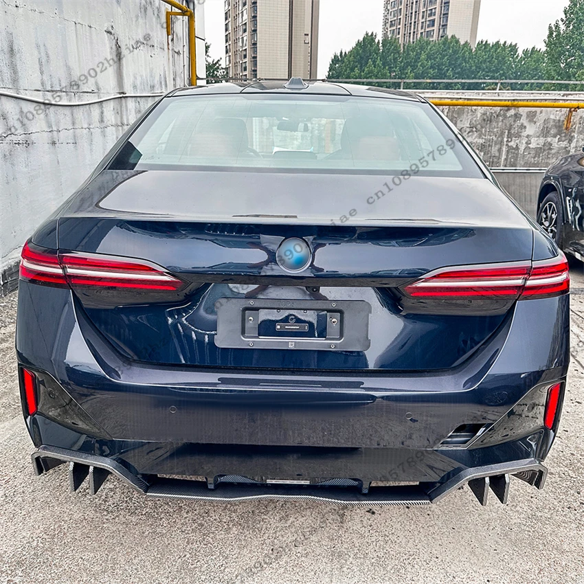 BMW i5 G60 G61 M 스포츠 2023-2025 차량용 리어 범퍼 디퓨저 립 사이드 스포일러 코너 커버 스플리터 보호 개조