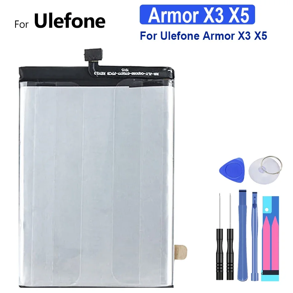 

Мобильный телефон аккумулятор 5000mAh для Ulefone Armor X3 X5