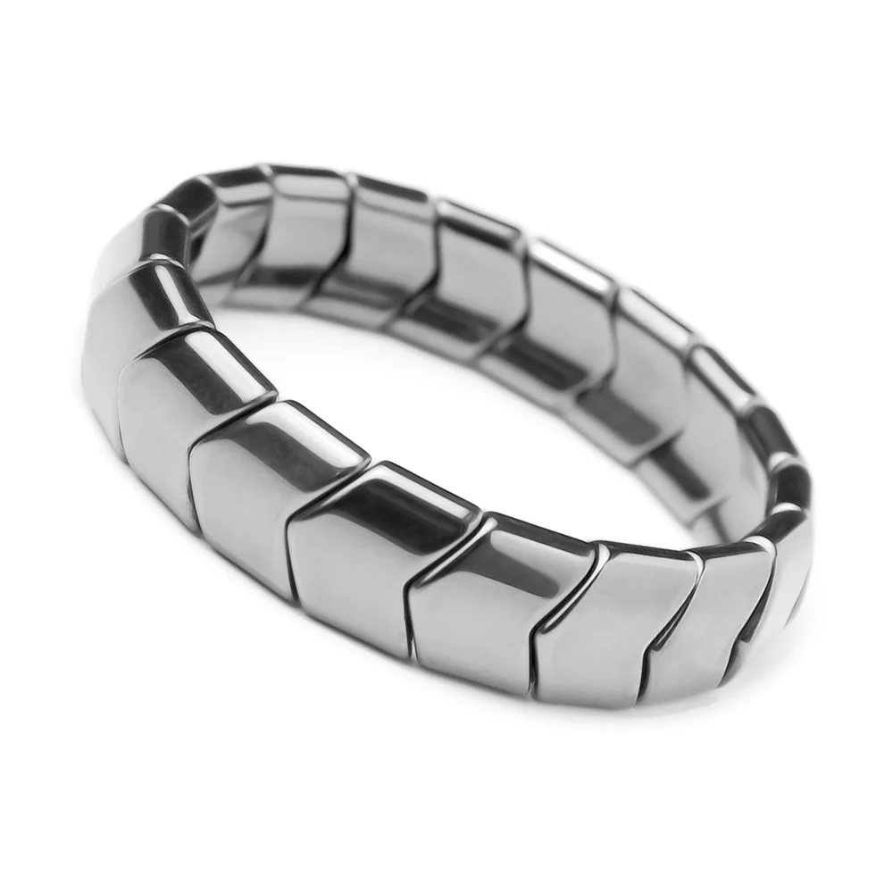 Arrow Hematite Bracelets Men Weight Loss Magnetic Therapy Bracelets for Women Stretch Health Care Bracelet Couple Jewelry