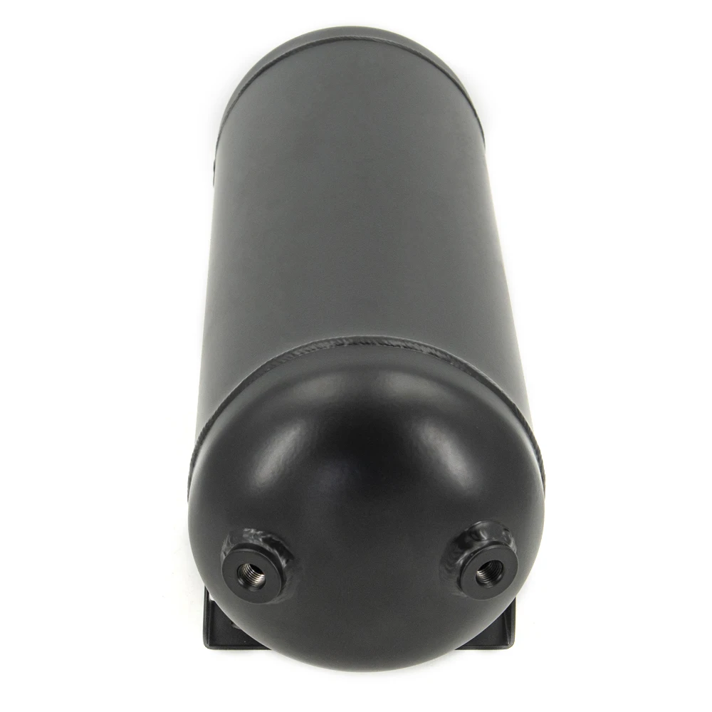 Air Tank 3 Gallon Aluminum Air Cylinder Pneumatic Suspension System Tunning Vehicle Parts 1/4NPT Holes Universal