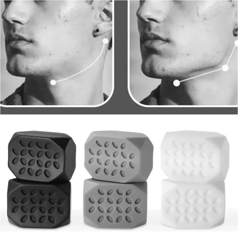 6 Piezas Ejercitador de Mandíbula Mandibula Ejercicio Jawline Exerciser  Masticador Mandibula Jaw Trainer Jawline Facial Fitness Ball Entrenamiento