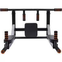 Multi-grip Wall Mount Pull-up Bar Dip Station Home Fitness Equipment Gym and Fitness Heavy - Image 2