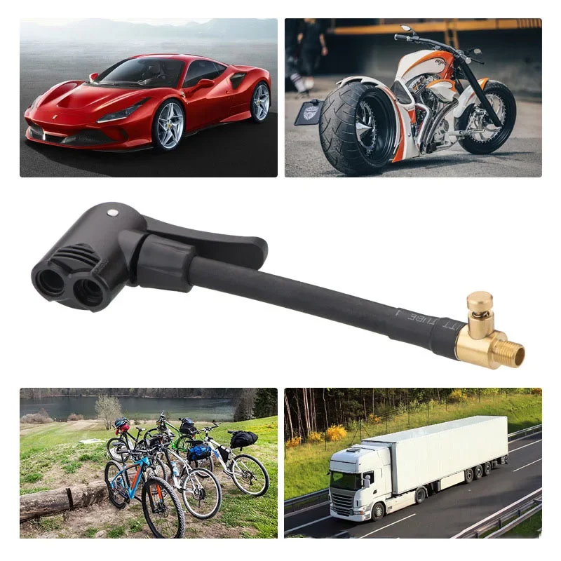Air Pump Extension Tube Nozzle Adapter Mouth with Deflate Hose Air Inflator Electric Pump Connector Accessories 10/20/30/40/60cm