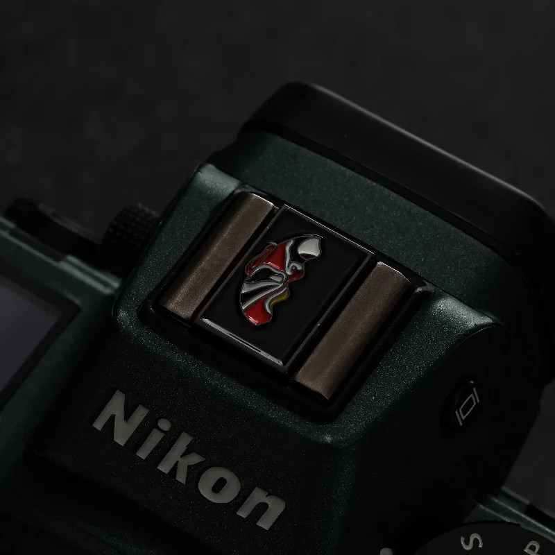 Peking Opera Camera Hot Shoe Cover for Sony A6300/6400 A6000 Nikon Canon 1dx3 Olympus O-M1 Fujifilm Metal Camera Decoration