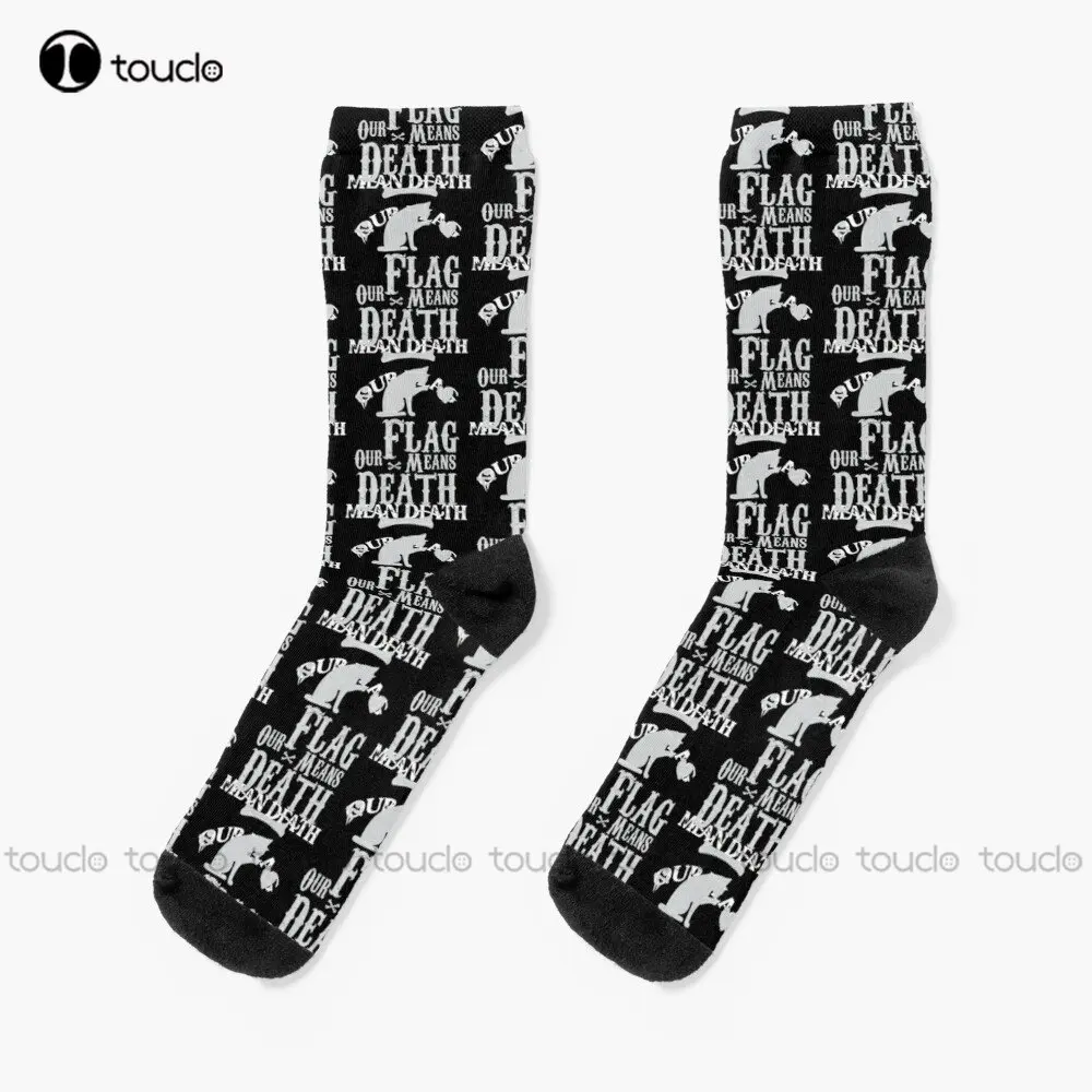 

Our Flag Means Death Socks Sock For Women Personalized Custom Unisex Adult Teen Youth Socks 360° Digital Printing Streetwear