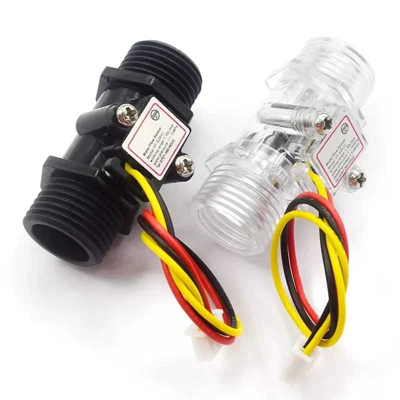 YF-S201C 1-25L/min Water Flow Sensor G1/2 Turbine Liquid Flow Meter DC 3.5-24V T