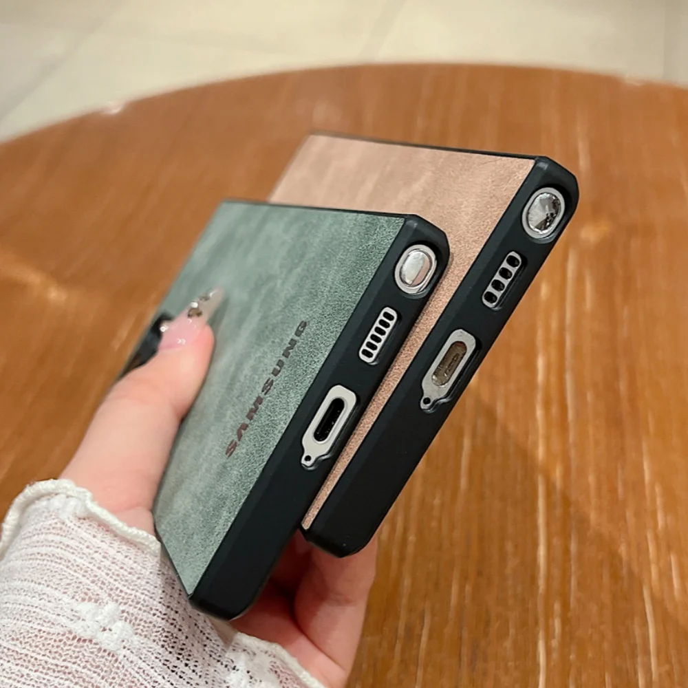 Luxury Vintage Leather Shockproof Phone Case