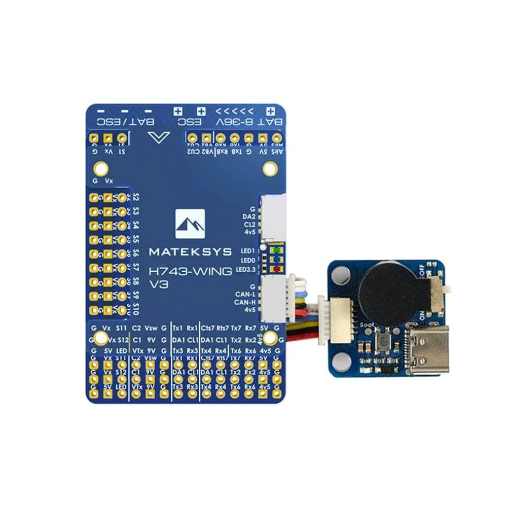 

Контроллер полета MATEKSYS H743-WING V3 ArduPilot INAV 3-8S H743 для радиоуправляемых многовинтовых летательных аппаратов дронов с фиксированным крылом, запчасти «сделай сам»