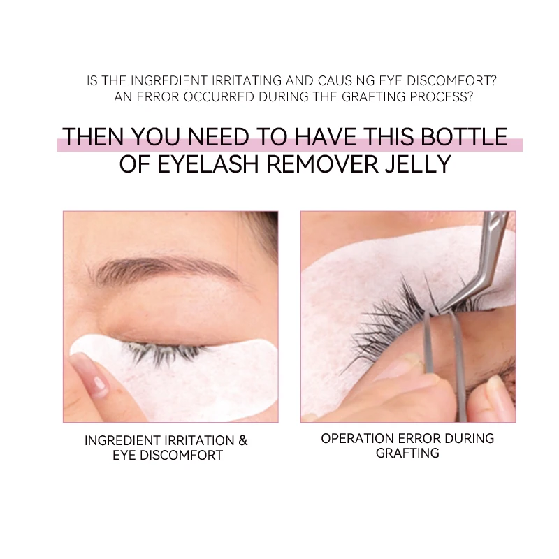 DAMMAN Power Gel Remover15g For Eyelash Extensions Grafting False Eyelashes Fast Mild Clear Up Remover Professional Makeup Tools 6