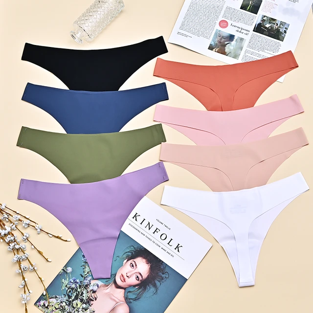 Hot Silk Sexy Women Thongs G String Seamless Panties Female Underwear Tanga  Panties Low-rise Lingerie Panty Intimates 3pcs Ac125 - Panties - AliExpress