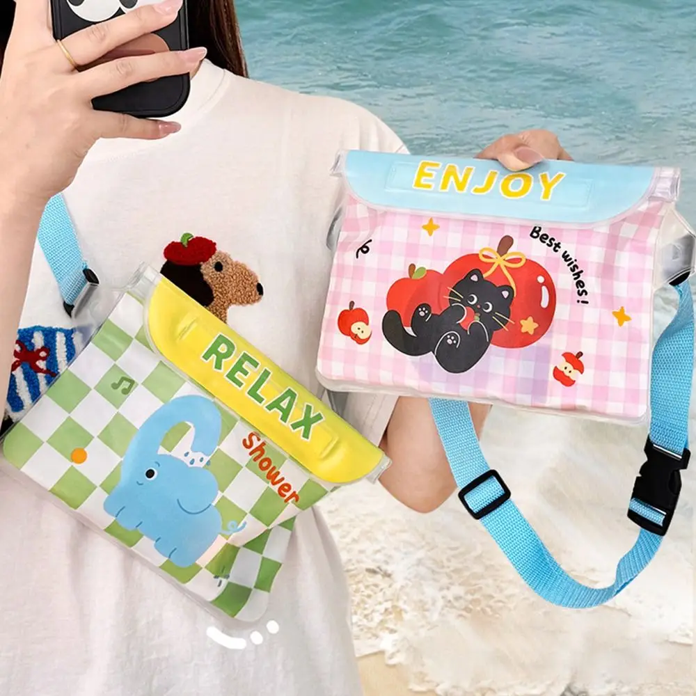 New Waterproof Mobile Phone Bag with Touch Screen Large Capacity Mobile Phone Case Adjustable Waist Bags Summer