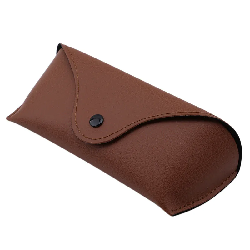 Pressure-resistant Portable Fashion PU Sunglasses Box Simple Fashion Leather Snap Sunglasses Box glasses case,sunglasses bag,zipper eyewear box