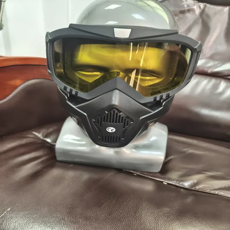 Full Face HD Transparent Protective Goggles - Fog-proof, Sand-proof, Versatile Breath & Wind Protection