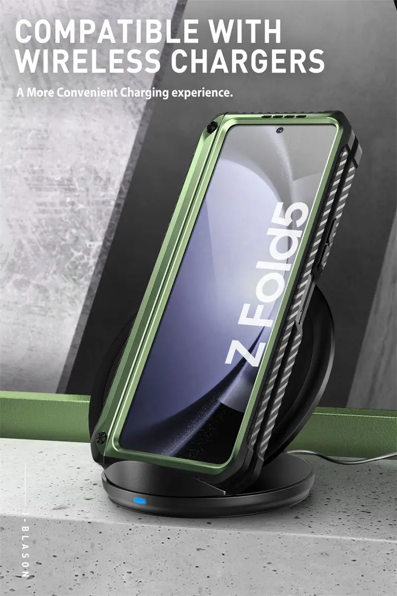 I-BLASON For Samsung Galaxy Z Fold 5 Case 2023 Armorbox Full Body Heavy Duty Shock Reduction Case with Built-in Screen Protector